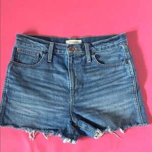 Madewell Women's Classic Blue Jean Shorts
